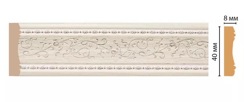 Молдинг DECOMASTER 188-14 (40*8*2400мм)