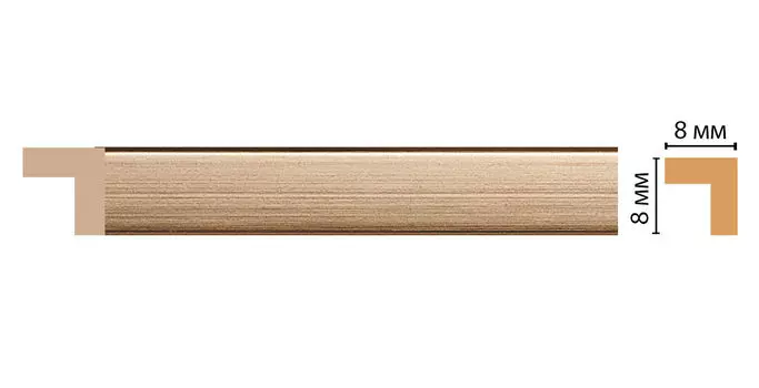 Молдинг DECOMASTER 197-243 (8*8*2400мм)