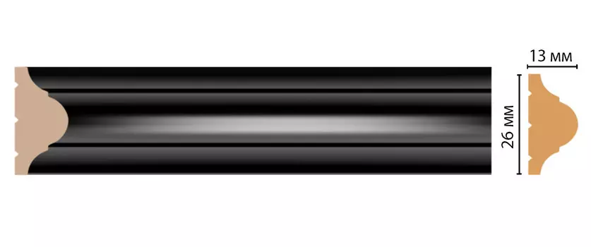 Молдинг DECOMASTER D001-195 (26*13*2400мм)