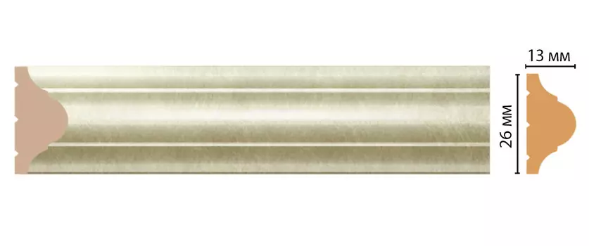 Молдинг DECOMASTER D001-373 ДМ (26*13*2400мм)