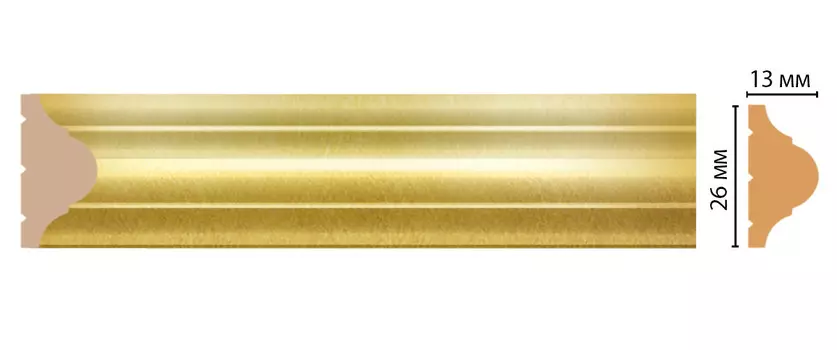 Молдинг DECOMASTER D001-374ДМ (26*13*2400 мм)
