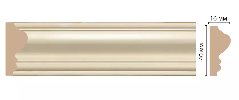 Молдинг DECOMASTER D030-61 (40*16*2400мм)