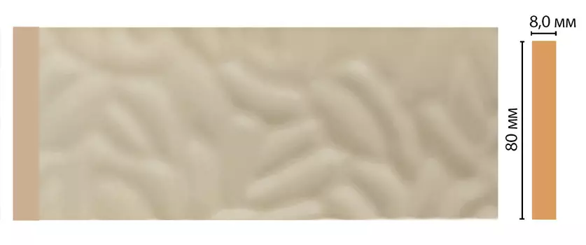 Молдинг DECOMASTER D039-61 ДМ(80*8*2400мм)