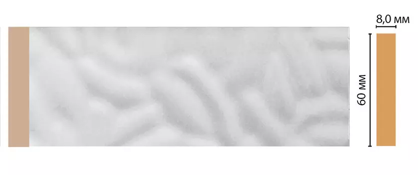 Молдинг DECOMASTER D040-114 (60*8*2400мм)