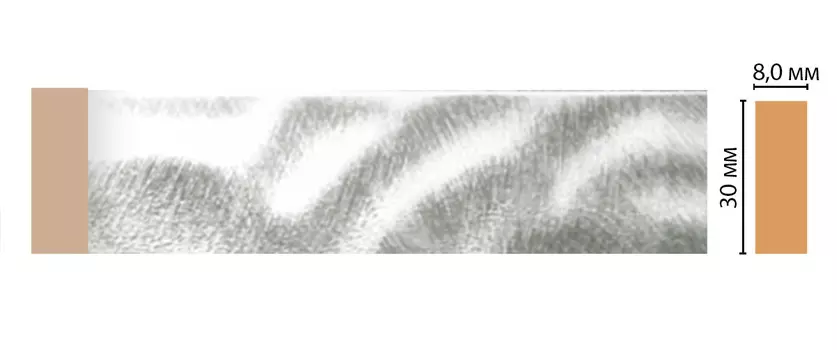 Молдинг DECOMASTER D041-375ДМ (30*8*2400мм)