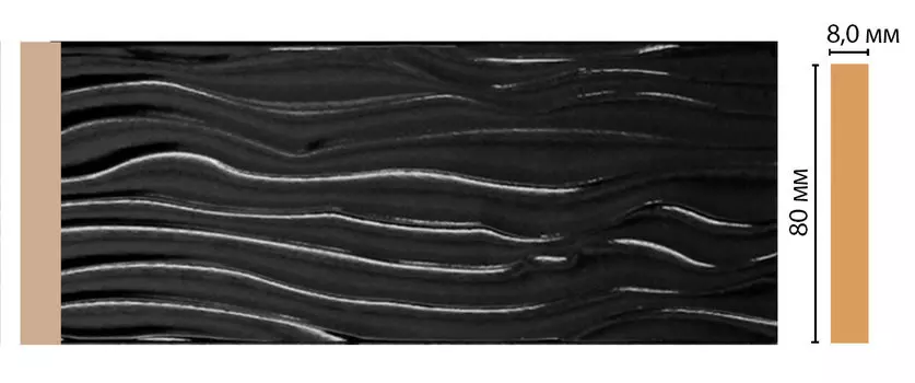 Молдинг DECOMASTER D042-195 (80*8*2400мм)