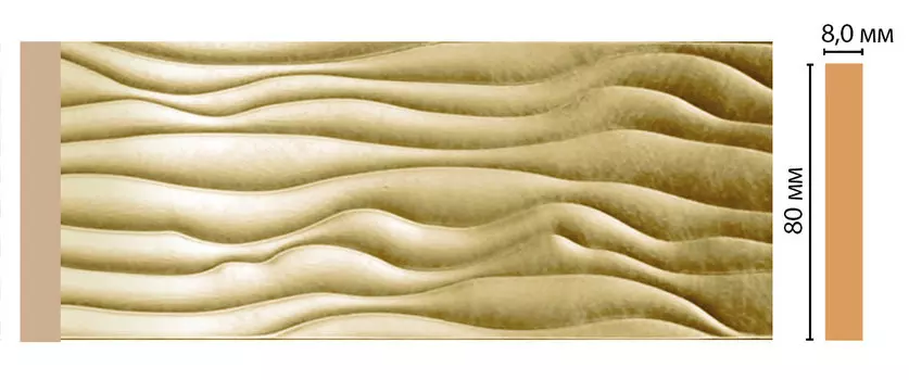 Молдинг DECOMASTER D042-374 ДМ(80*8*2400мм)