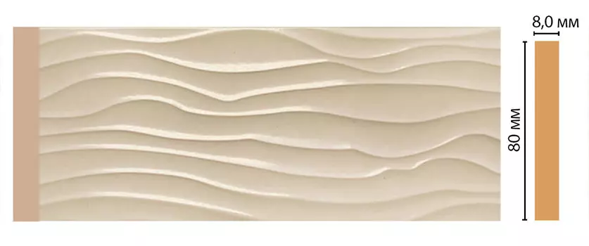 Молдинг DECOMASTER D042-61 ДМ(80*8*2400мм)