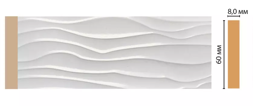 Молдинг DECOMASTER D043-114 (60*8*2400мм)