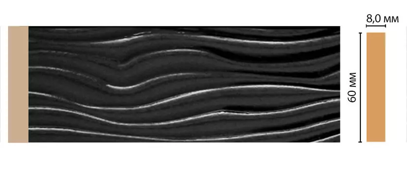 Молдинг DECOMASTER D043-195 (60*8*2400мм)