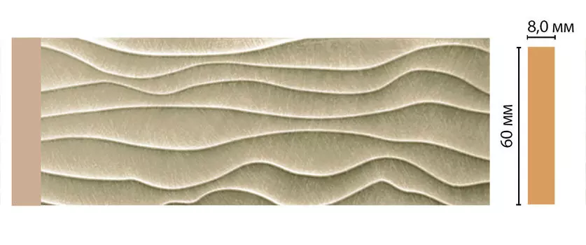 Молдинг DECOMASTER D043-373 ШК/46 (60*8*2400 мм)