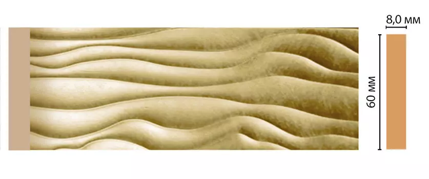 Молдинг DECOMASTER D043-374 ДМ (60*8*2400мм)