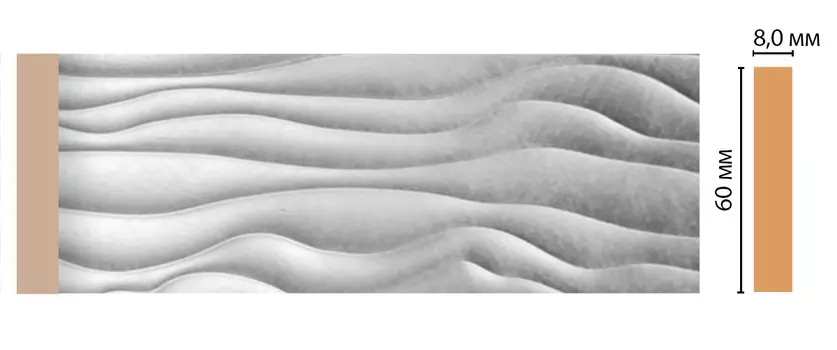 Молдинг DECOMASTER D043-375 ДМ(60*8*2400мм)