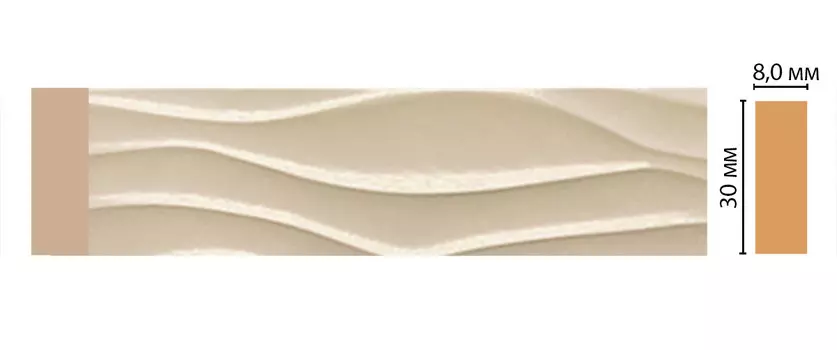 Молдинг DECOMASTER D044-61ДМ (30*8*2400мм)