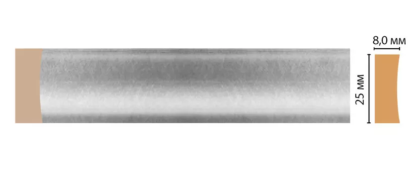 Молдинг DECOMASTER D046-375 (25*8*2400мм)