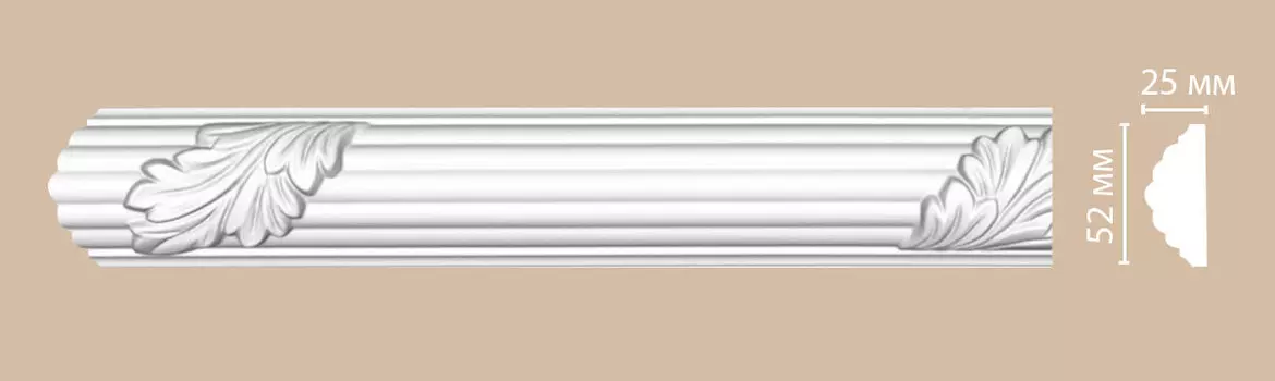 Молдинг с рисунком DECOMASTER 98020 (51*24*2400мм)