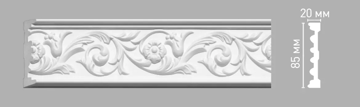 Молдинг с рисунком DECOMASTER 98086 (85х20х2400мм)