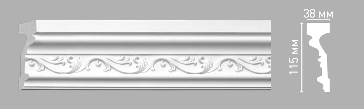 Молдинг с рисунком DECOMASTER 98089 (115х38х2400мм)