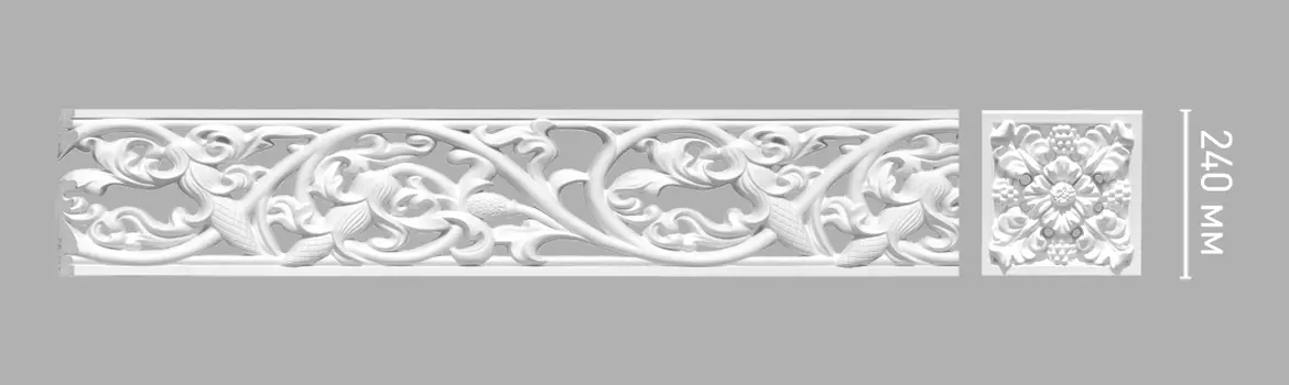 Молдинг с рисунком DECOMASTER 98094 (240х30х2100мм)