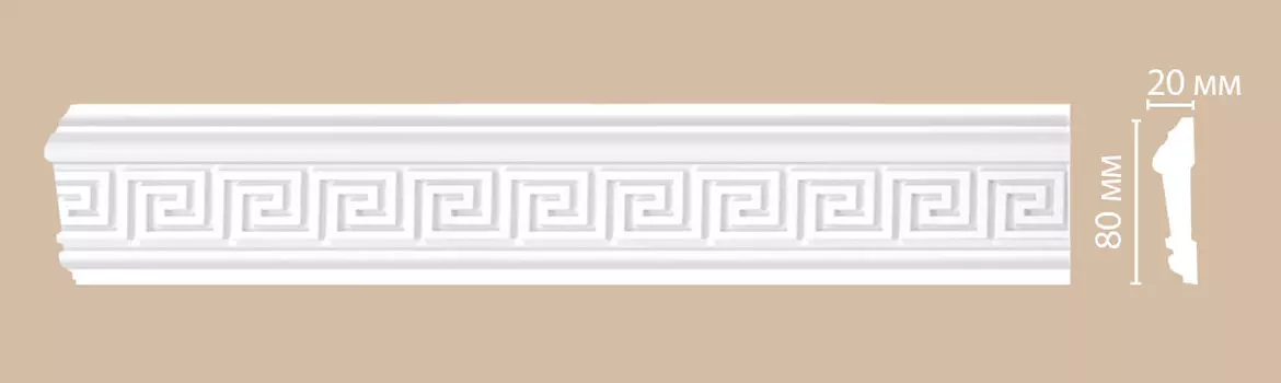 Молдинг с рисунком DECOMASTER 98627 (80*20*2400мм)