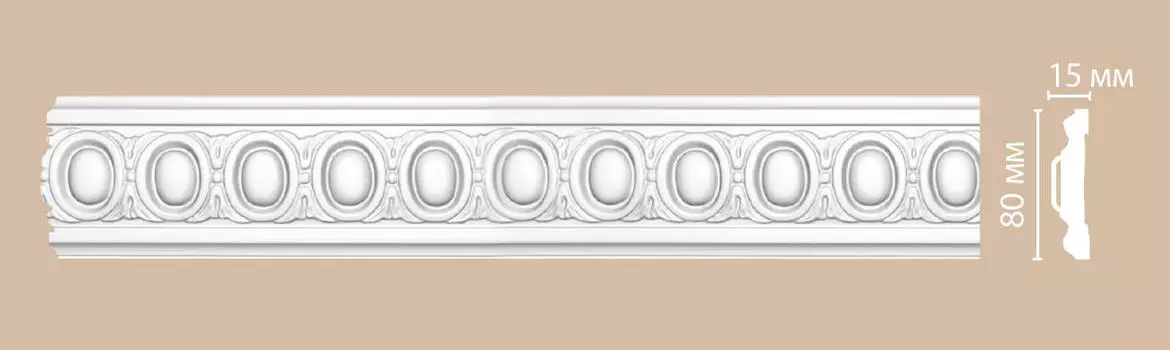 Молдинг с рисунком DECOMASTER 98703 (80*15*2400мм)