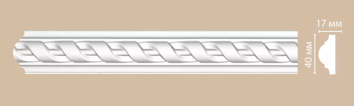 Молдинг с рисунком DECOMASTER DT-8050 (40*17*2400мм)