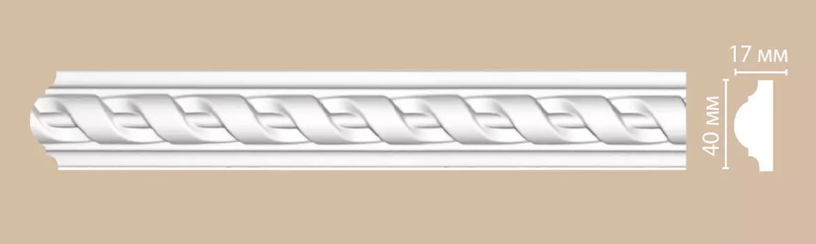 Молдинг с рисунком DECOMASTER DT-8050F гибкий (40*17*2400мм)