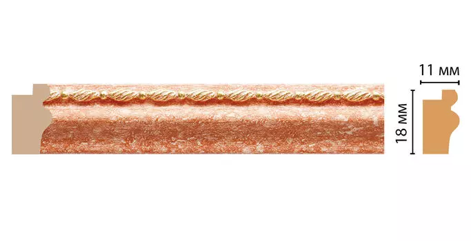 МолдингDECOMASTER 119-34 (18*11*2400мм)