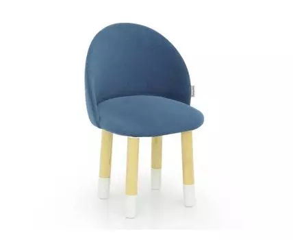 Мягкий стул Stumpa (синий, натуральный, 32)