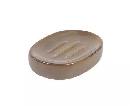 Мыльница керамическая Berdolina коричневая