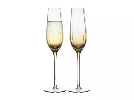 Набор бокалов для шампанского Gemma Amber