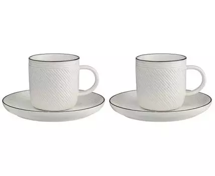 Набор чайных пар Contour