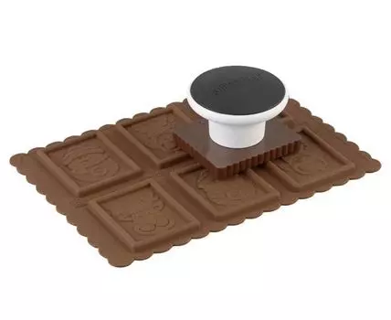 Набор для приготовления печенья Snowman Slim (Коричневый)