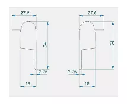 Набор из 10 заглушек для профиля Deko-Light R-EL-03-10 979710