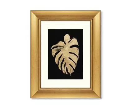 Набор из 2-х репродукций картин в раме Golden leaves, No1 (Белый, 40,5)