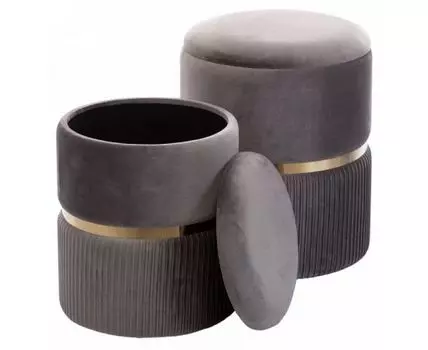 Набор из 2 пуфов-сундуков Roma