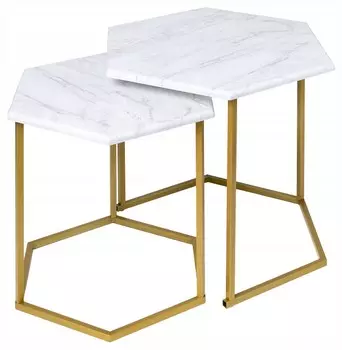 Набор из 2 столов журнальных МеталлАрт М003