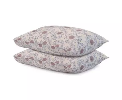 Набор из двух наволочек из сатина с принтом "Воздушный цветок" Prairie