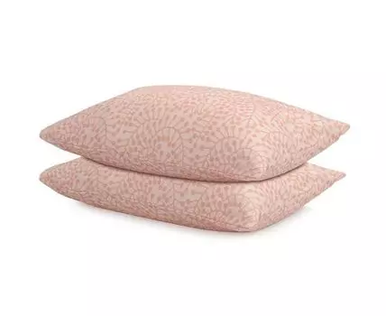 Набор из двух наволочек розового цвета с принтом Спелая смородина Scandinavian touch