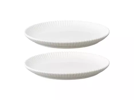 Набор из двух тарелок белого цвета Kitchen Spirit