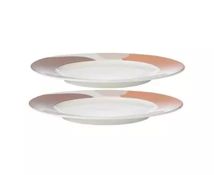 Набор из двух тарелок бежевого цвета Freak Fruit
