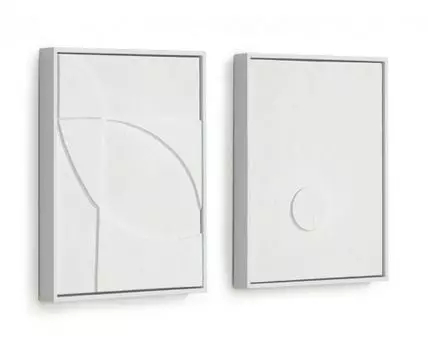 Набор картин Brunella (Белый, 5)