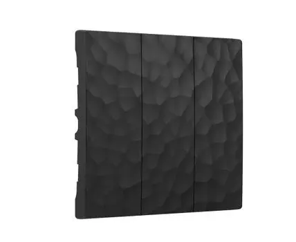 Набор клавиш для выключателя трехклавишного (черный) Hummer