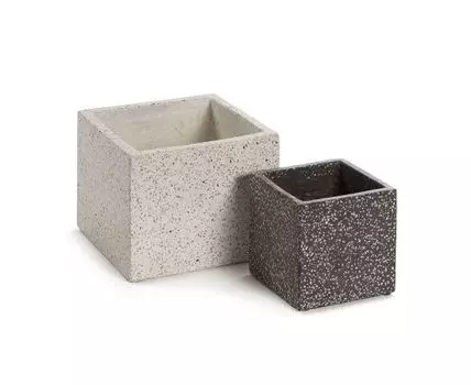 Набор квадратных кашпо Bransc