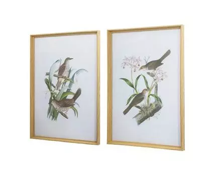 Набор панно Птицы и цветы