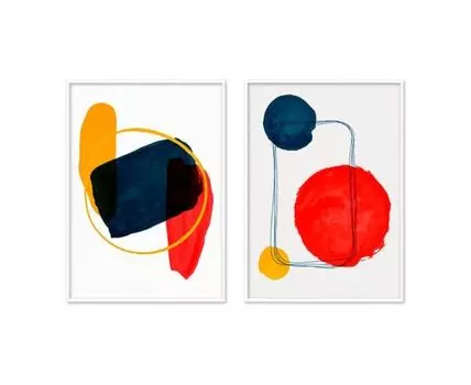 Набор постеров Абстракция №244