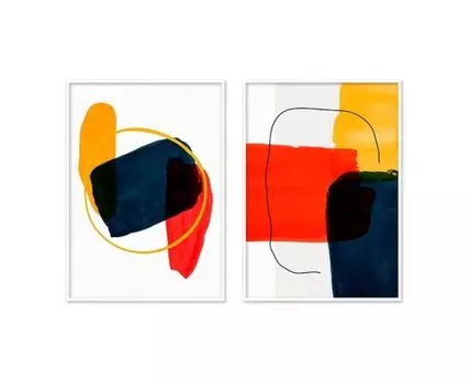 Набор постеров Абстракция №245