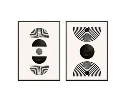 Набор постеров Абстракция №249