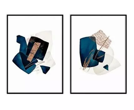 Набор постеров Абстракция №253, 2шт.