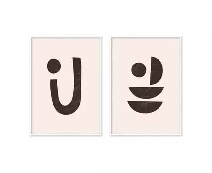 Набор постеров Абстракция №259